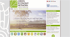 Desktop Screenshot of greeneconomynetwork.it